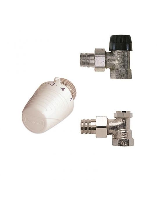Set robinet honeywell vtl320ea15 format din: robinet termostatabil 1/2 cap Honeywell resideo - 1