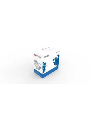 Cablu utp cat.5e 305 metri ds-1ln5e-e/e diametru fir: 0.45mm ofc Hikvision - 1 - Tik.ro