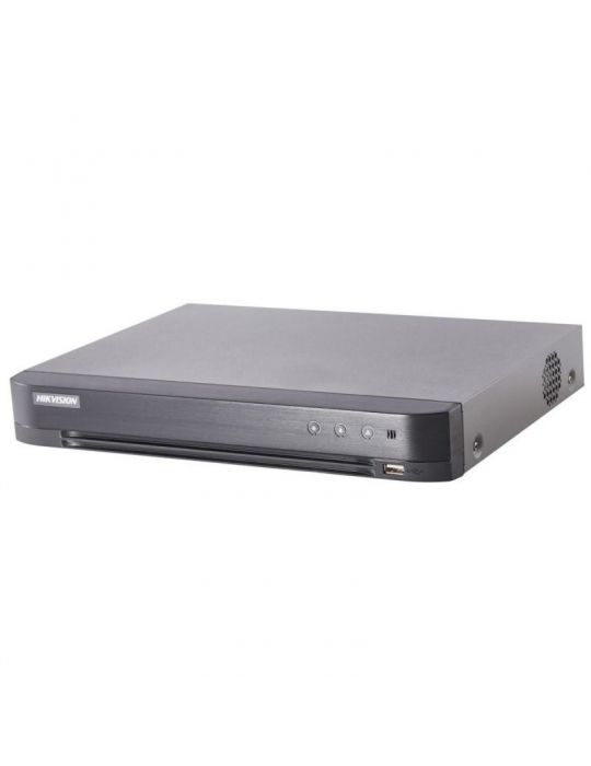 Dvr turbo hd 4 canale hikvision ds-7204hqhi-k1/b 4mp analog video Hikvision - 1