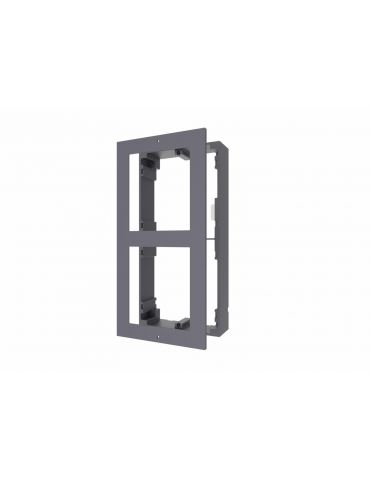 Panou frontal pentru 2 module de videointerfon modular hikvision ds-kd-acw2 Hikvision - 1 - Tik.ro
