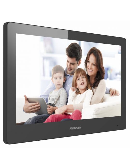 Monitor videointerfon wifi modular 10 color hikvision ds-kh8520-wte1/eu ecran lcd Hikvision - 1
