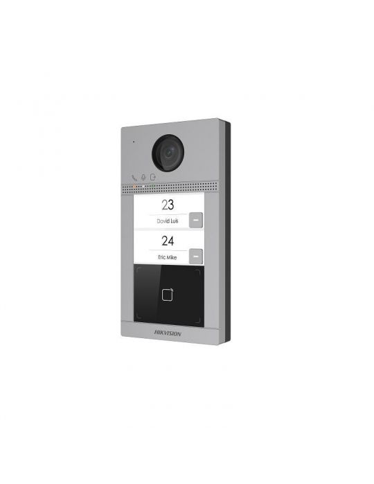 Post de exterior videointerfon ip hikvision ds-kv8213-wme1 wifi 2 x Hikvision - 1