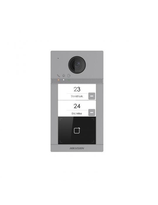 Post de exterior videointerfon ip hikvision ds-kv8213-wme1 wifi 2 x Hikvision - 1