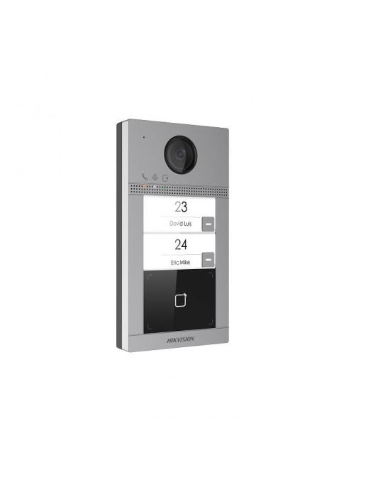 Post de exterior videointerfon ip hikvision ds-kv8213-wme1 wifi 2 x Hikvision - 1