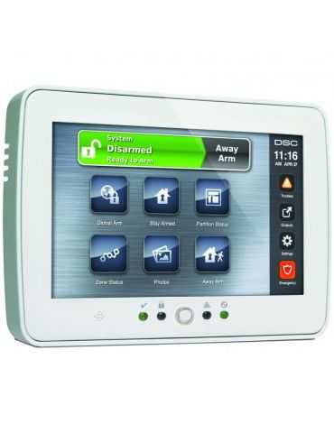 Tastatura touchscreen pentru centrale dsc powerseries pc1616 / pc1832 / Dsc - 1 - Tik.ro