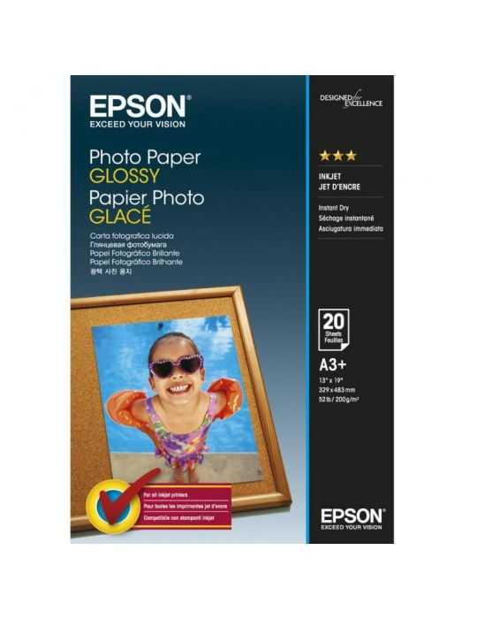 Hartie foto epson s042535 dimensiune a3+ 20 coli tip glossy Epson - 1