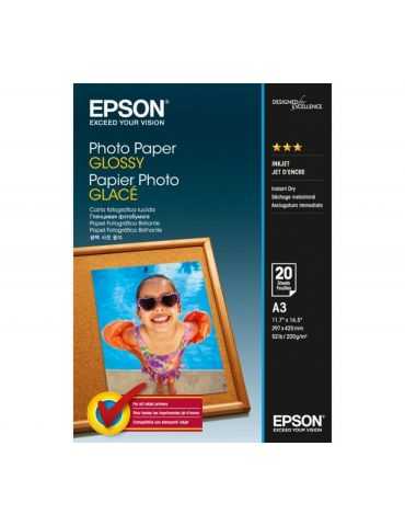 Hartie foto epson s042536 dimensiune a3 20 coli tip glossy Epson - 1 - Tik.ro