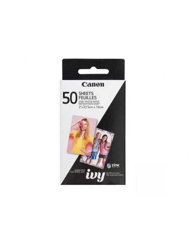 Hartie foto canon zink pentru zoemini 5x7.6 cm 50 bucati. Canon - 1