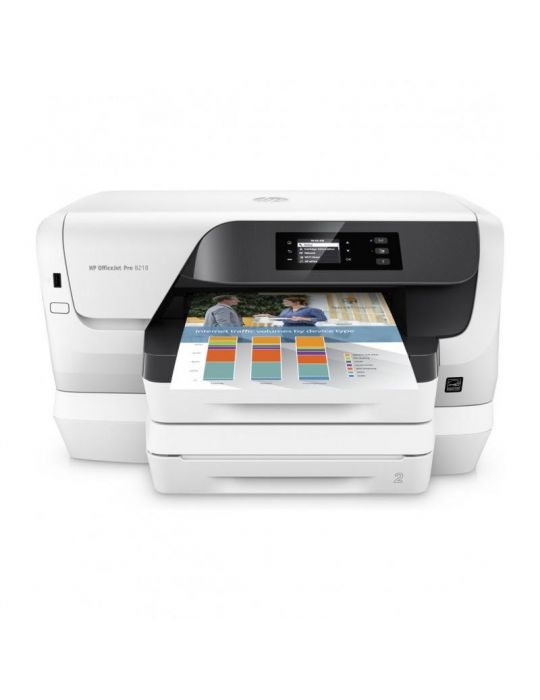 Imprimanta inkjet hp officejet pro 8218 printer dimensiune:a4 viteza:max 20ppm Hp - 1