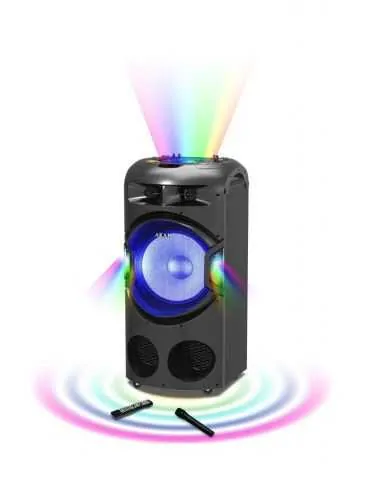 Akai dj-by4l boxa portabila bluetooth  portable bluetooth speaker with disco Akai - 1 - Tik.ro
