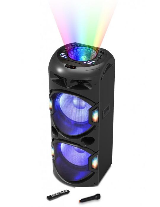 Boxa activa fixa akai dj-y5l bluetooth speaker with discoball lights Akai - 1