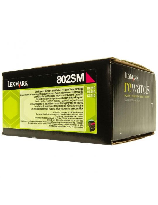 Toner Lexmark 80C2SM0 Magenta Lexmark - 1