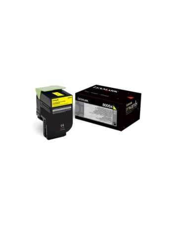 Toner lexmark 80c0s40 yellow 2 k cx310dn  cx310n Lexmark - 1