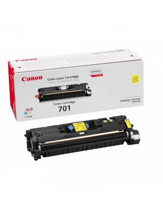 Toner canon ep-701ly light yellow capacitate 2000 pagini pentru lbp-5200 Canon - 1