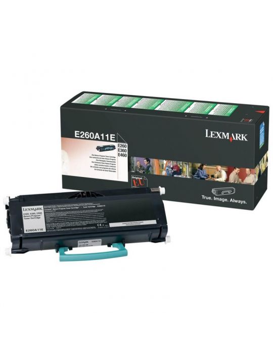 Toner Lexmark E260A11E Black Lexmark - 1