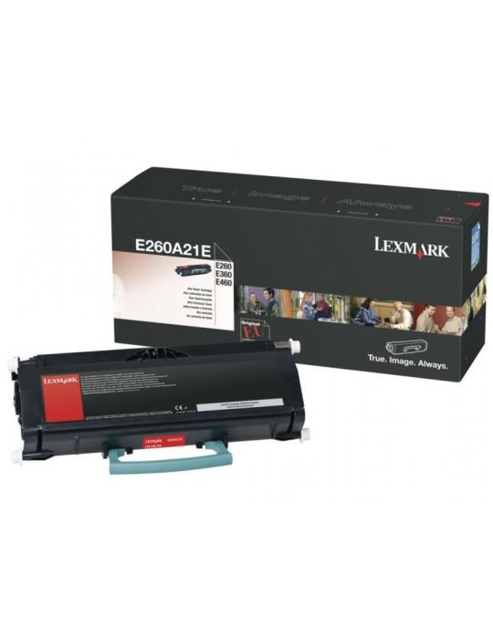 Toner lexmark e260a21e black 3.5 k e260  e260d  e260dn e360d Lexmark - 1