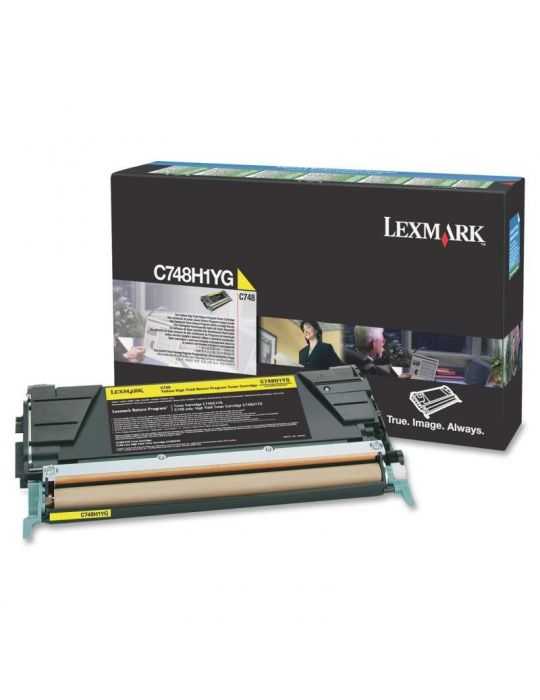 Toner lexmark c748h1yg yellow 10 k c748de  c748dte  c748e Lexmark - 1