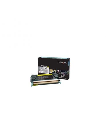 Toner lexmark x748h3yg yellow 10 k x748de  x748de statoil x748de Lexmark - 1
