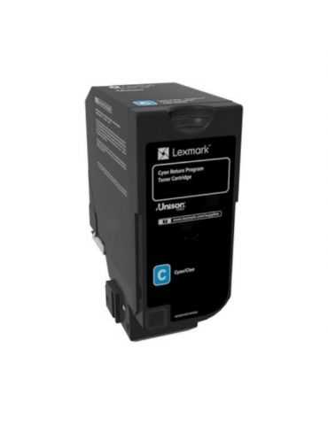 Toner Lexmark 74C2SCE Cyan Lexmark - 1 - Tik.ro