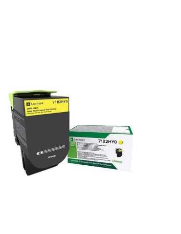 Toner lexmark 71b2hy0 yellow return program 3.5kcx417de cx517de cs417dn cs517de Lexmark - 1
