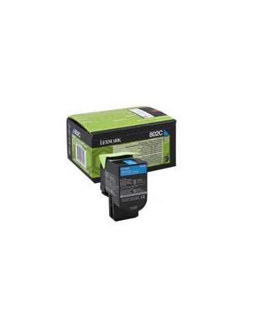 Toner lexmark 80c20ce cyan 1 k - cx510de cx410de cx410ecx510dhe Lexmark - 1