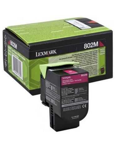 Toner lexmark 80c20me magenta 1 k - cx510de cx410de cx410e Lexmark - 1
