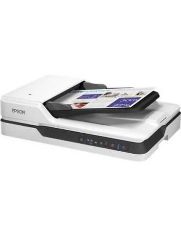 Scanner epson ds-1660w dimensiune a4 tip flatbed viteza scanare: 25 Epson - 1 - Tik.ro