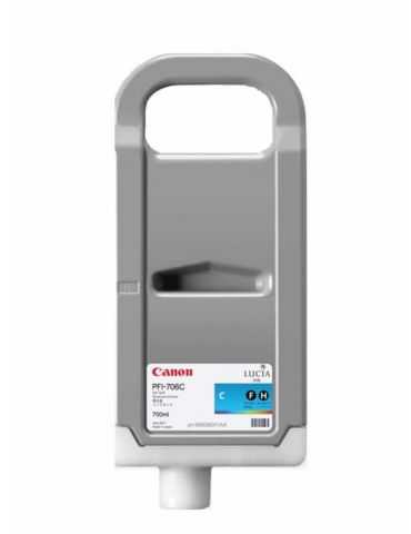 Cartus cerneala canon pfi-706c cyan capacitate 700ml pentru canon  ipf8300/8300s Canon - 1