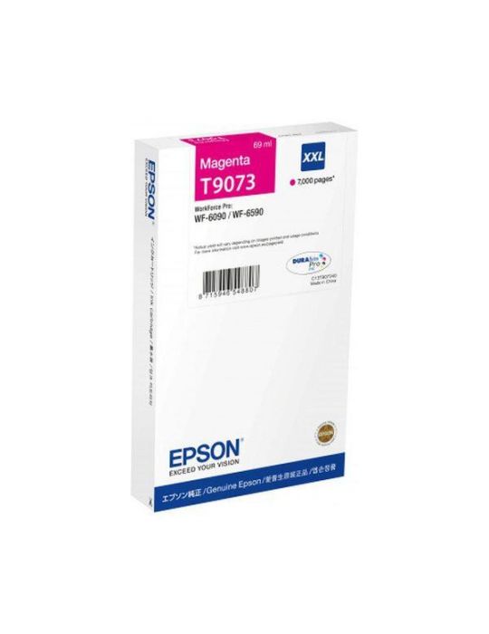 Cartus cerneala epson t9073 magenta capacitate 69ml pentru workforce pro Epson - 1