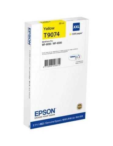 Cartus cerneala epson t9074 yellow capacitate 69ml pentru workforce pro Epson - 1 - Tik.ro