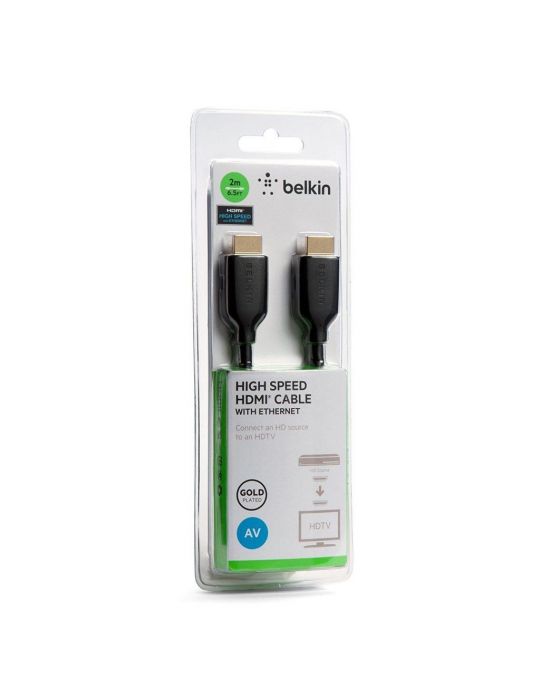 Belkin hdmi cable 2m arc gold plated  cable type hdmi Belkin - 1