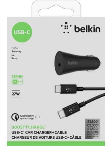 Belkin car charger qc4.0 usb-c + cable Belkin - 1 - Tik.ro