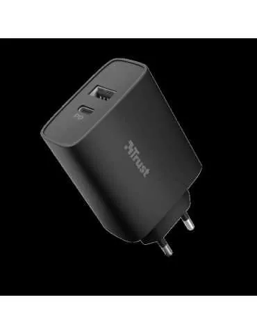 Incarcator rapid pentru perete qmax usb c+a wall charger pd Trust - 1