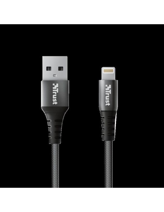Cablu incarcare trust keyla extra-strong usb to lightning cable 1m Trust - 1
