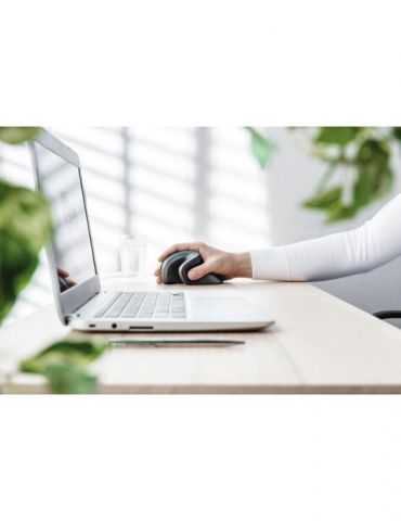 Mouse trust verro ergonomic pc sau nb wireless 2.4ghz optic 1600 dpi butoane/scroll 6/1 buton selectare viteza negru tr-23507 (i