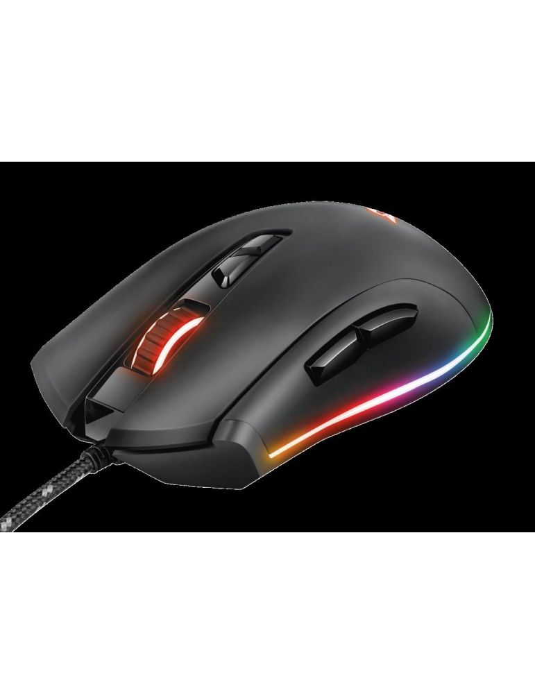 Mouse trust gxt 900 qudos gaming cu fir usb optic 15000 dpi butoane/scroll 7/1 iluminare butoane programabile buton selectare vi