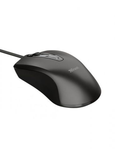 Mouse trust carve pc sau nb cu fir usb optic 1200 dpi butoane/scroll 3/1  negru tr-23733 (include tv 0.18lei) Trust - 1
