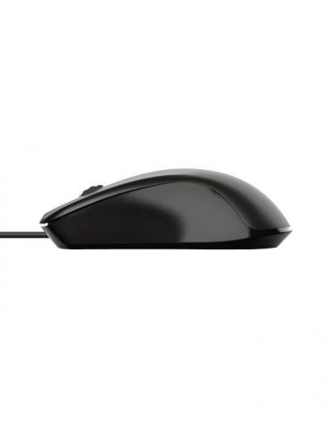 Mouse trust carve pc sau nb cu fir usb optic 1200 dpi butoane/scroll 3/1  negru tr-23733 (include tv 0.18lei) Trust - 1
