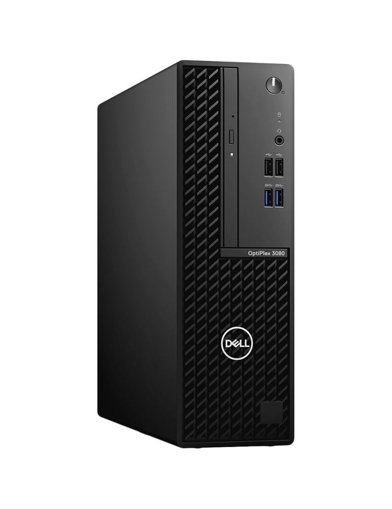 Dell optiplex 3080 sffintel core i5-10505(6-core/12mb/12t/3.2ghz to 4.6ghz)8gb(1x8)ddr4256gb(m.2)nvme ssddvd+/-intel integrated