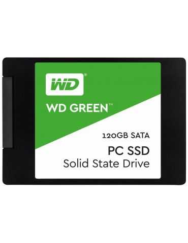 Ssd wd 120gb green sata 2.5 rata transfer r/w 540mbs/430mbs Wd - 1