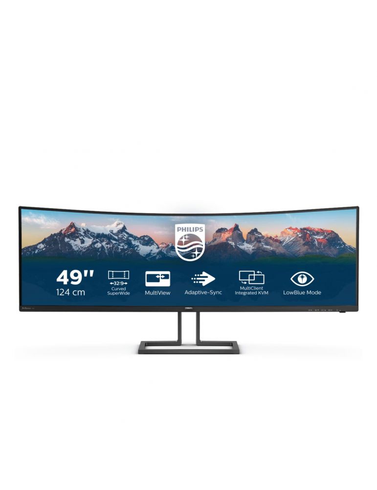 Philips P Line 498P9Z/00 LED display 124 cm (48.8") 5120 x 1440 Pixel Negru