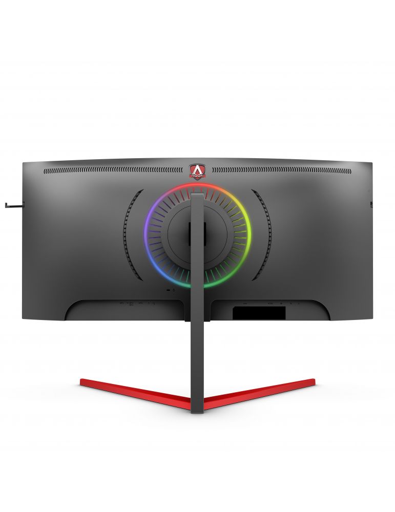 AOC AGON 3 AG353UCG monitoare LCD 88,9 cm (35") 3440 x 1440 Pixel Quad HD LED Negru, Roşu
