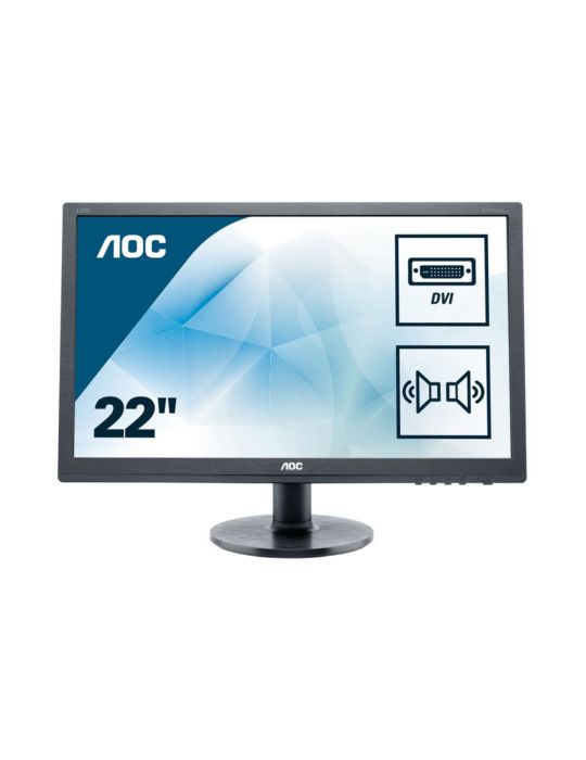 AOC E2260SWDAN LED display 54,6 cm (21.5") 1920 x 1080 Pixel Full HD Negru Aoc - 2