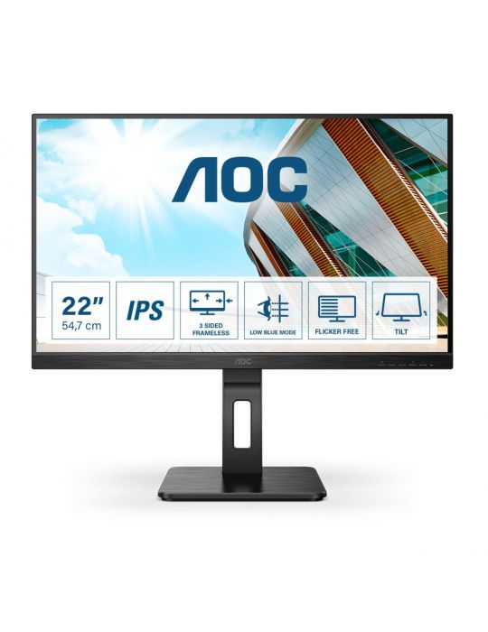 AOC P2 22P2DU LED display 54,6 cm (21.5") 1920 x 1080 Pixel Full HD Negru Aoc - 1