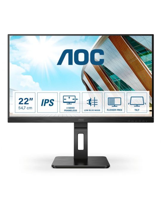 AOC P2 22P2Q LED display 54,6 cm (21.5") 1920 x 1080 Pixel Full HD Negru Aoc - 1
