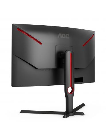 AOC CQ27G3SU/BK monitoare LCD 68,6 cm (27") 2560 x 1440 Pixel Quad HD LED Negru, Roşu Aoc - 5