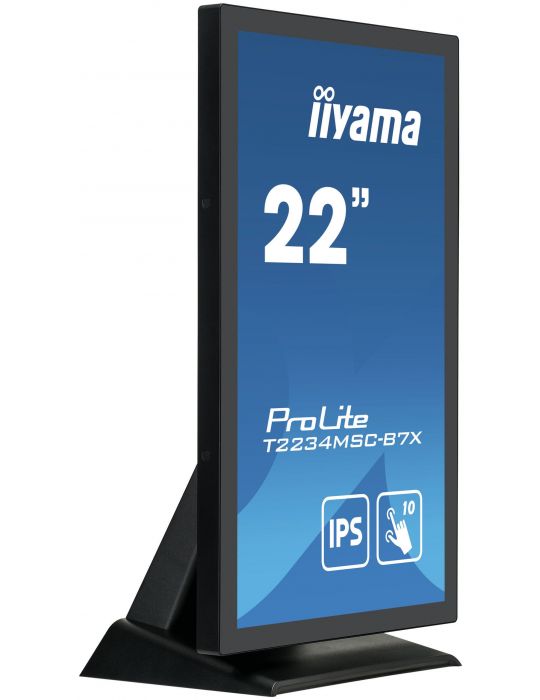 iiyama ProLite T2234MSC-B7X monitoare cu ecran tactil 54,6 cm (21.5") 1920 x 1080 Pixel Multi-touch Negru Iiyama - 4