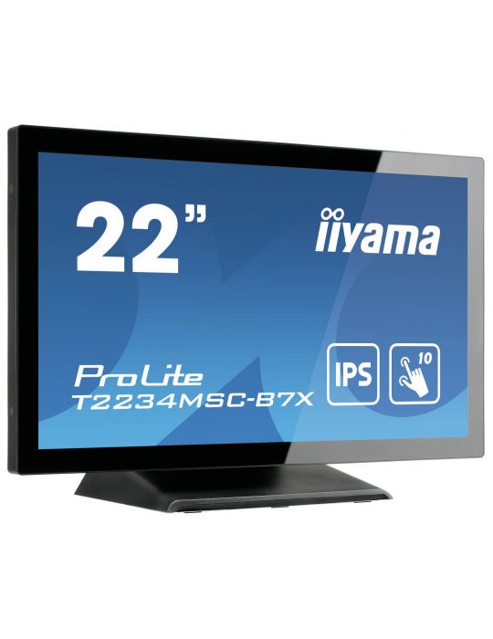 iiyama ProLite T2234MSC-B7X monitoare cu ecran tactil 54,6 cm (21.5") 1920 x 1080 Pixel Multi-touch Negru Iiyama - 6