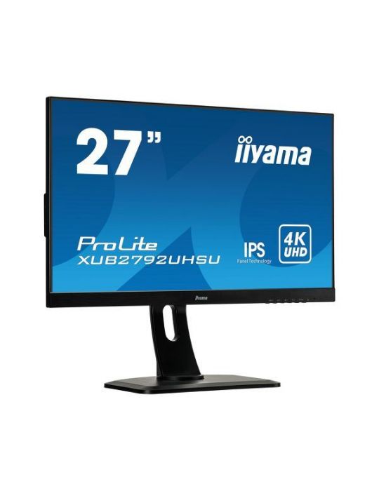 iiyama ProLite XUB2792UHSU-B1 LED display 68,6 cm (27") 3840 x 2160 Pixel 4K Ultra HD Negru Iiyama - 1