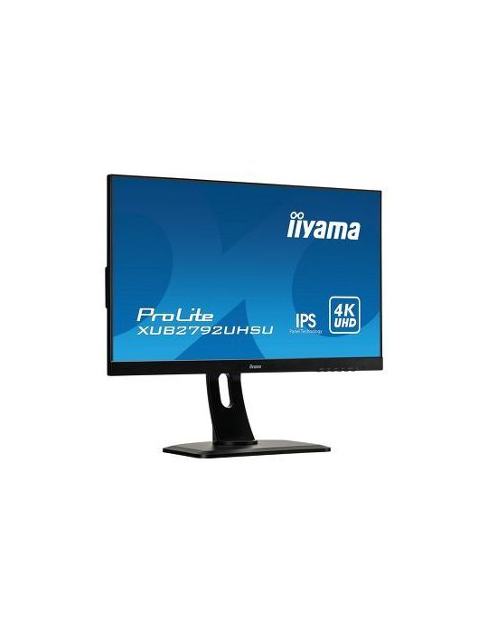 iiyama ProLite XUB2792UHSU-B1 LED display 68,6 cm (27") 3840 x 2160 Pixel 4K Ultra HD Negru Iiyama - 3